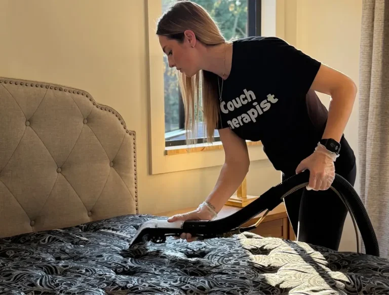 Professional mattress cleaning service in Charlotte NC removing allergens, dust, and stains